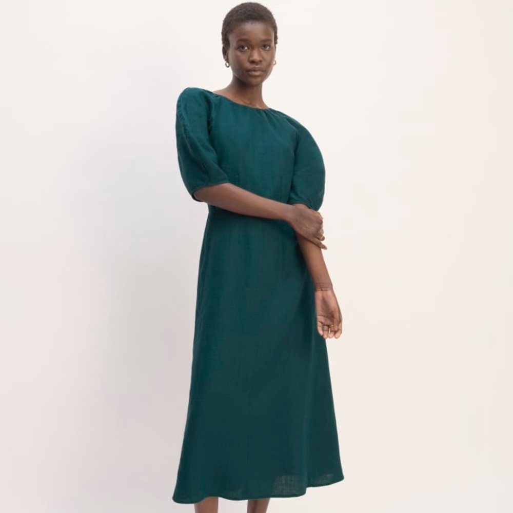 Everlane Teal Midi Dress
